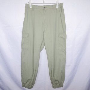 Aeropostale Khaki High Rise Baggy Joggers